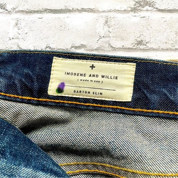 Imogene and Willie NEW Barton Slim Denim Jeans 27 Medium Wash Casual - Picture 6 of 14